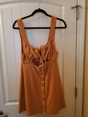 Fp Beach Button-Front Tank Dress